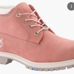 Pink Boots Timberland waterproof Nellie Chukka winter boots Size 8 Barbiecore